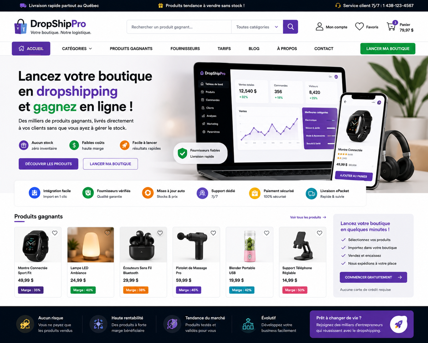Création d’un site de dropshipping